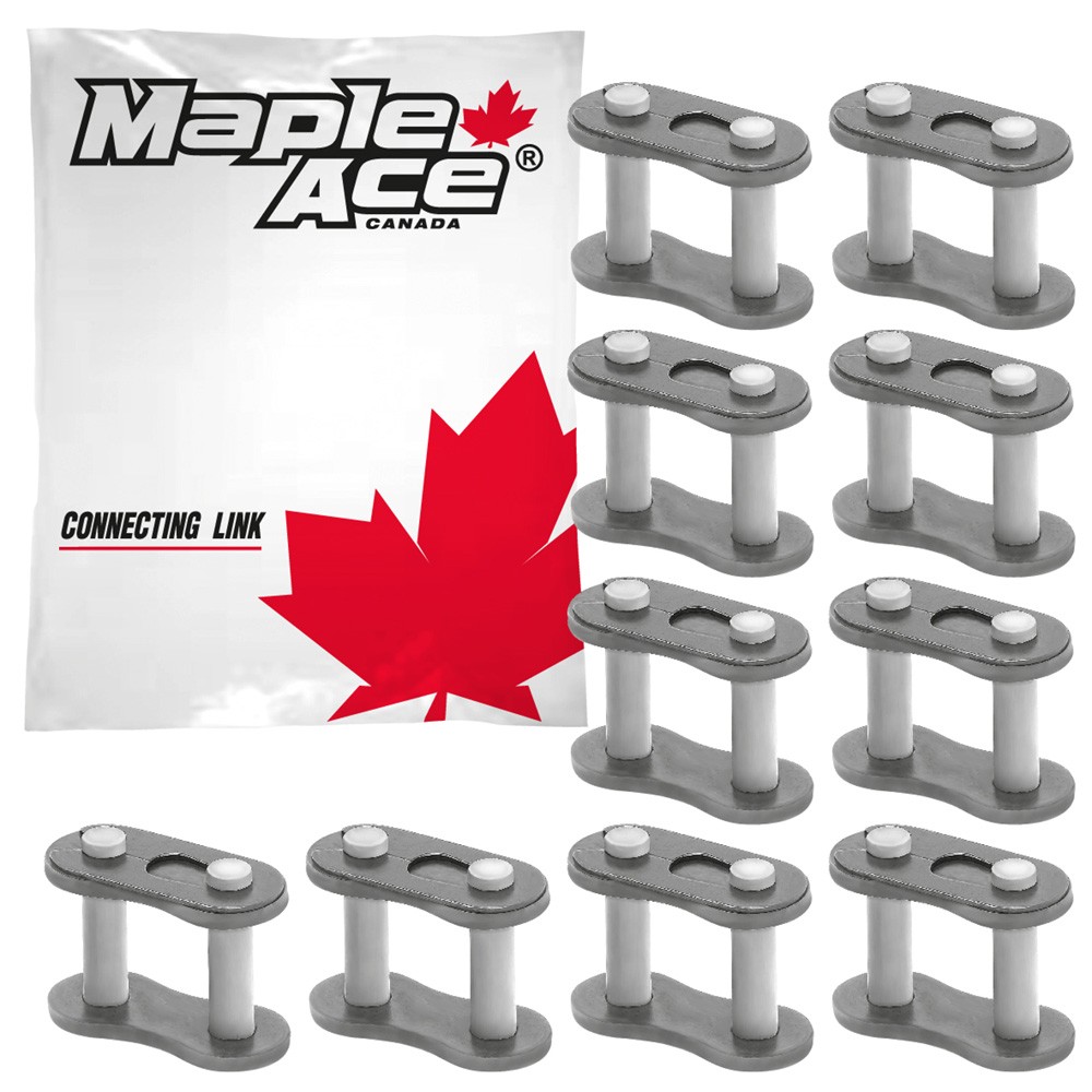 25H Connecting Master Link for Heavy Duty Roller Chain Single Strand (Qty 10)