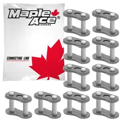 25H Connecting Master Link for Heavy Duty Roller Chain Single Strand (Qty 10)