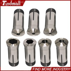 New 7PC 5C Hex. Collet Set 1/4″, 5/16″, 3/8″, 1/2″, 5/8″, 3/4″, 7/8″ 0.0006TIR