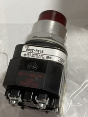 ALLEN BRADLEY 800T-PB16R PUSHBUTTON RED 1NO/1NC XFMR ILLUMINATED SER T NIB