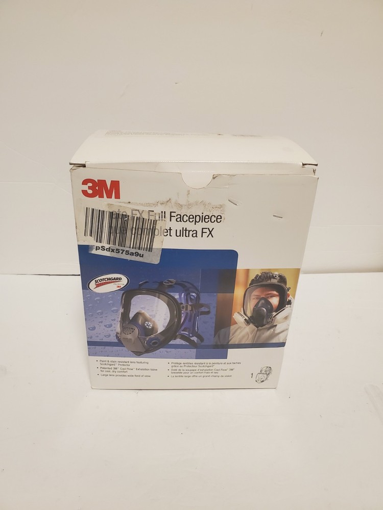 NEW! 3M Reusable Full Face Respirator Facepiece Construction Riot Gas Mask SMALL