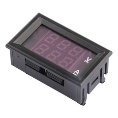 DC 100V 10A LED Digital Voltmeter Ammeter Voltage Current Panel Meter 5 Wire