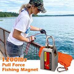 Three Sides Fishing Magnet Kit Strong Powerful Combined 1200Lb, Super Strong Neo