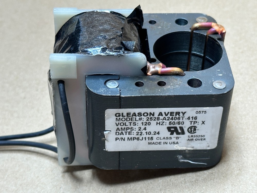 Gleason Avery 2528-A2406T-416 120V Stenner Pump Coil MP6J115