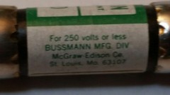 Fusetron FNM-10 Amp Fuses 250 Volts Set of 3 Fuses New
