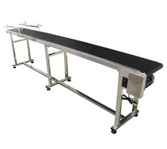 110V Industrial PVC Belt Conveyor for Industrial Transport System 118”x7.8″