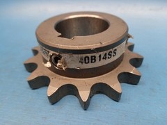 Martin 40B14SS Roller Chain B Sprocket Gear #40 14 Teeth UNSURE CONDITION – PICS