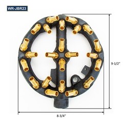 GSW Chinese Wok Range 23 Copper Tips Liquid Propane Gas Jet Burner WR-JBR23LP