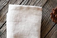 100% Pure Linen Dinner Cloth Napkins 15 x 15 Inch Natural – Set of 6 Pack Europe