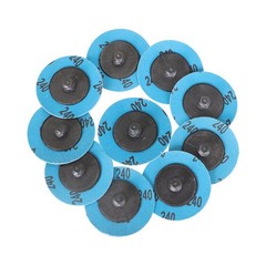 51 Pcs 2″ 36 60 80 120 240 Grit Change Sanding Discs Roll Lock Die Grinder Discs