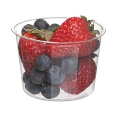 ECO PRODUCTS Compostable Clear PLA Plastic 4oz Portion Cups, Case of 2000, Ro…