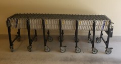 BESTFLEX PORTABLE 18″ By 24′ EXPANDABLE SKATE WHEEL ROLLER CONVEYOR