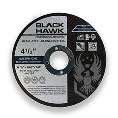 Metal and Stainless Steel Thin Cut off Wheels for Angle Grinders, 4.5” X