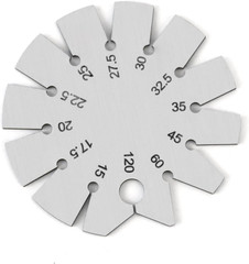 Stainless Steel Bevel Gauge – 15°-120° Knife & Axe Angle Finder | Precision Tool