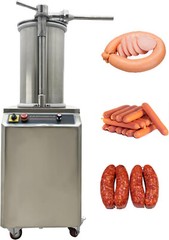 Hydraulic 26L Automatic Sausage Stuffer Maker 110V Sausage Filling Machine