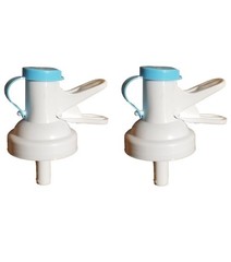 2 Pack 50mm Threaded Water Jug Dispenser Valve, Fits 1–5 Gallon 50 mm mout