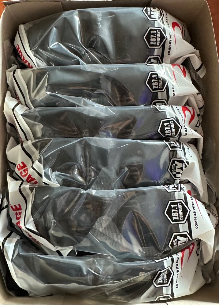 12 Pack of Radians Mirage Protective Safety Glasses / Choose Color