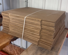 HEAVY DUTY GNC Corrugated Boxes 10-1/2″x 6-3/8″ x5″ ECT 44, 95lb cap. Pack of 25