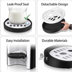 Drip Tray Replacement Compatible with Formula Maker, Easy-to-Install Black