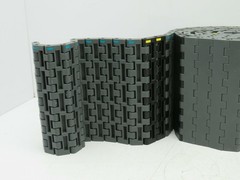 System Plast LFG 2252-K750 FT Flat Top Modular Plastic Conveyor Belt 7-1/2″ x 8′