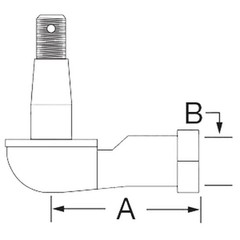 Tie Rod End – Outer Right Hand Fits Ford/New Holland Fits Ford