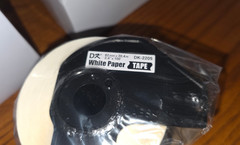 Lot of 2 62mm/2.4″ White Paper Tape Compatible for Brother DK-2205 Labels