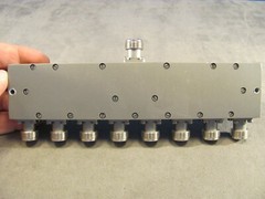ATM Model# P825C1, Power Divider/Combiner 8-port, ‘N’ ports, 3.65 to 4.3GHz