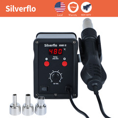 Soldering iron Kit Station Hot Air Gun Heat Desoldering Rework station Welding