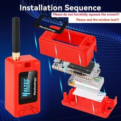 2 Sets Meshtastic LoRa V3 ESP32 Board Heltec V3 + 915MHz Antenna + Case+ Battery