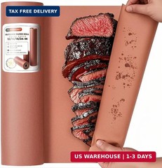 PH PERKHOMY Pink Butcher Paper Roll 18″ x 1440″ (120′) for Smoker BBQ Grilling S