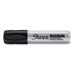 Sharpie Magnum Permanent Marker, Broad Chisel Tip, Black