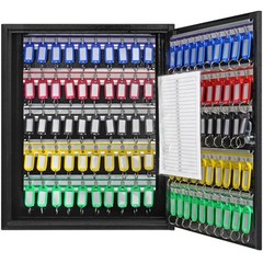 VEVOR 100-Key Cabinet Key Lock Box with Adjustable Racks & Colorful Key Tags