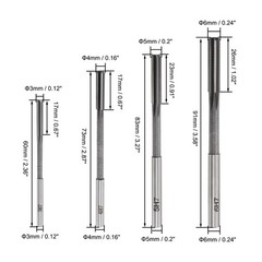 Chucking Reamer Set H7 Lathe Machine Reamer Straight Flute (3mm-10mm) 8pcs