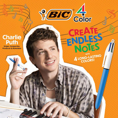 4-Color Original Retractable Ballpoint Pens with Assorted Ink, 1.0 Mm Medium Poi