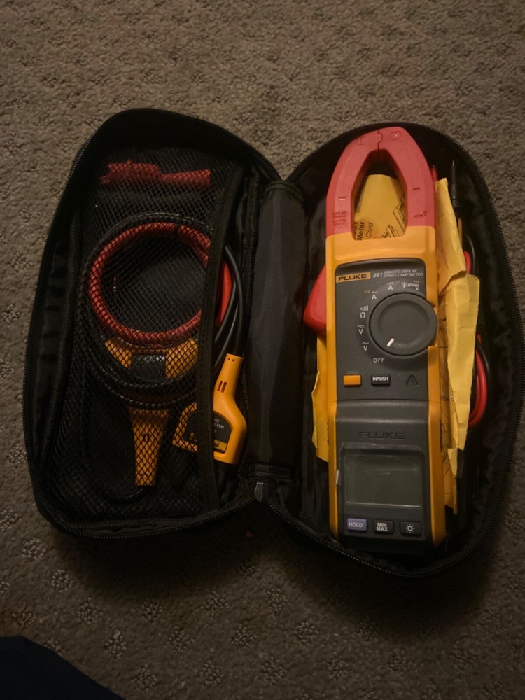 Fluke 381 Remote Display True-RMS AC/DC Clamp Meter with iFlex and 62 Max…