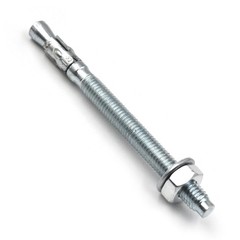 50 PCS 5/16×4 Inch Standard Fasteners HeavyDuty Zinc Wedge Concrete Anchors