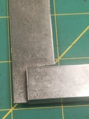 The L.S. Starrett Co. No. 20 Hardened Steel Square 3″ USA MADE Machinist Tool
