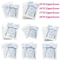 10 Packs Dental Orthodontic Super Elastic Niti Arch Wire Rectangular Nature Form