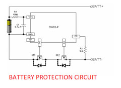 10pcs 1S 3.7V BMS battery protection board pcm for 18650 lithium ion li battery