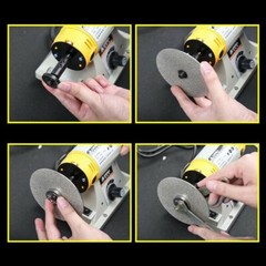 4inch 100mm Coated Flat Lap Wheel Jewelry Polish Grinding Disc 80~3000 Grit