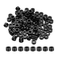 100pcs Nylon Round Spacers 4mm ID 7mm OD 4mm Height Screws Spacers