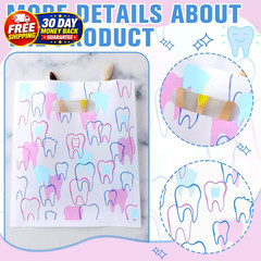 300 Pcs Tooth Merchandise Bags with Inches, as shown in pictures