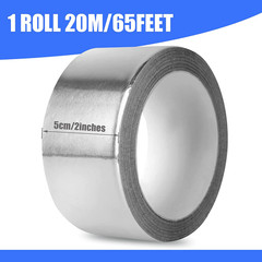 Aluminum Foil Tape, 2 Inch X 65 Feet (3.9 Mil), Insulation Adhesive Metal High T