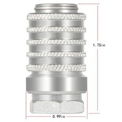 PD222 PD Steel Test Port and Diagnostic Equipment Quick Coupler 1/8″ Body Size
