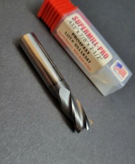 SUPERMILL USA! .433 x ⅞” x 2½” Solid Carbide End Mill 7/16 Square 11mm Machinist