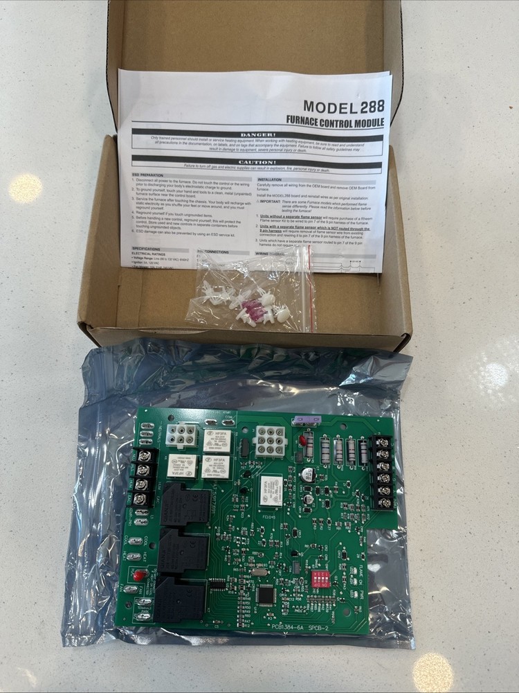 FOR ICM288 ICM Furnace Control Board Module for Rheem: 62-24084-82