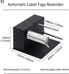 Used AIWFL Automatic Label Rewinder R3 180mm 2-Way Label Rewind Machine