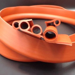 Silicone Rubber P Profile Oven Door Seals Gaskets Strip 14x18x38mm Length 5m