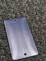 (QTY 25) 43722 18-Gauge Aluminum Blank Tags 1-1/2 inch Height x 3-inch Width