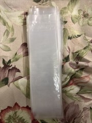 Case of 1000 Flat Poly Plastic Bags 3″ x 20″ Clear Open Top 2 Mil (10 Packs)